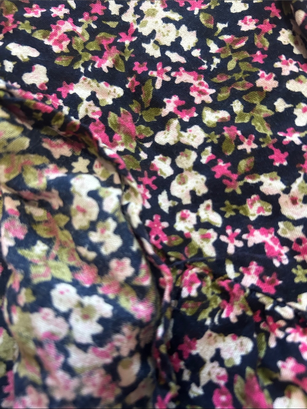 Ardene Floral Ruffle Skirt Size L Asymmetrical Boho Summer Preloved - Picture 6 of 10